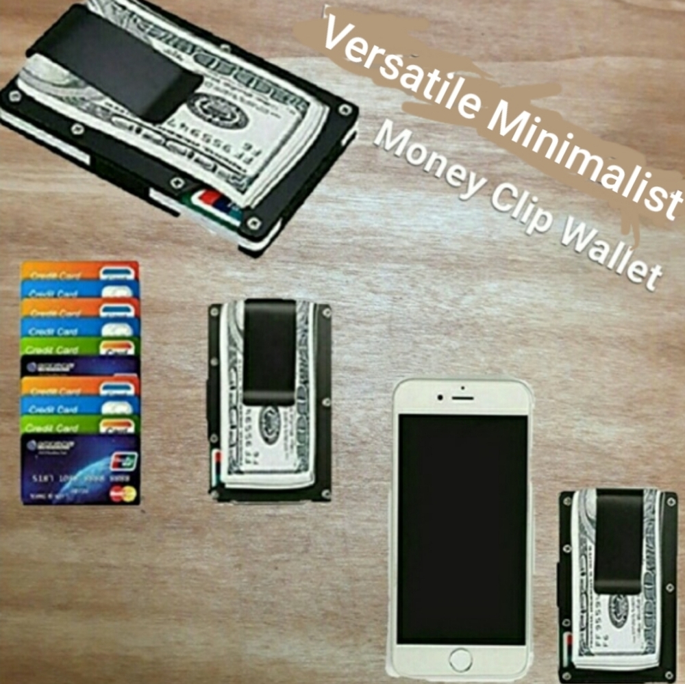 NEW Stainless Steel Money Clip Card Holder - Picture 7 of 7